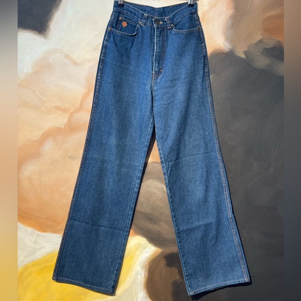 70s Normandee Rose Denim Jeans